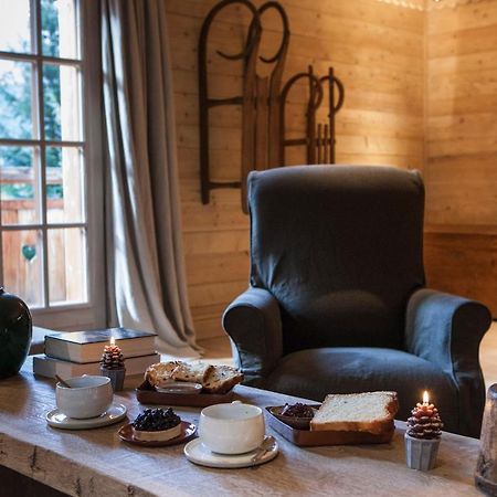Le Cerf Amoureux Chalet Prive & Spa 萨莱切 外观 照片