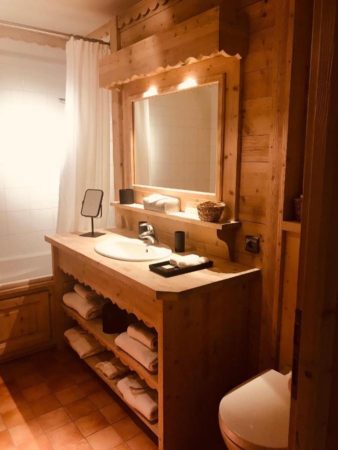 Le Cerf Amoureux Chalet Prive & Spa 萨莱切 外观 照片