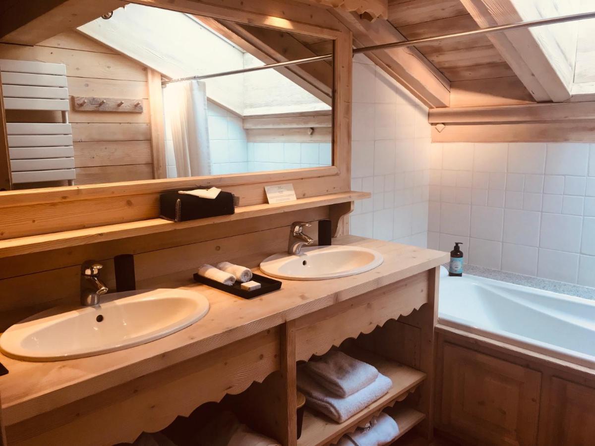 Le Cerf Amoureux Chalet Prive & Spa 萨莱切 外观 照片